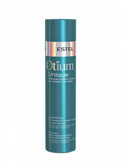 Estel otium unique шампунь для жирной кожи головы и сухих волос Эстель 